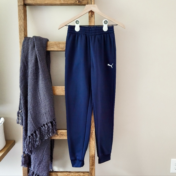 Puma Tech Fleece Joggers – Navy – Youth Size XL - Picture 1 of 5